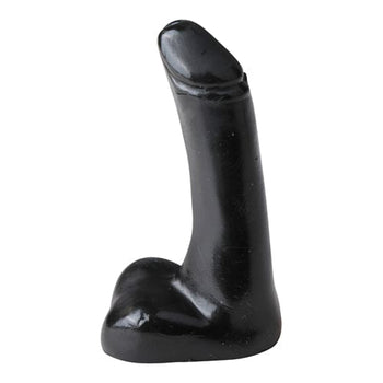All Black Riesendildo All Black Realistischer Dildo in Schwarz