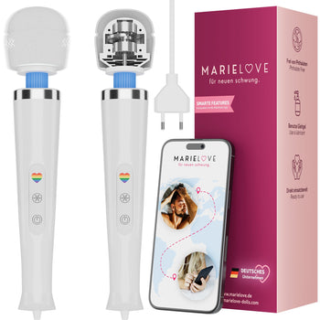 marielove Magic Wand Vibrator Magic Wand Netz Weiß