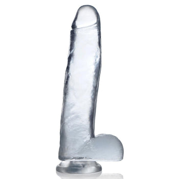 Jock Riesendildo Jock C-Thru Transparenter Dildo - 27 cm