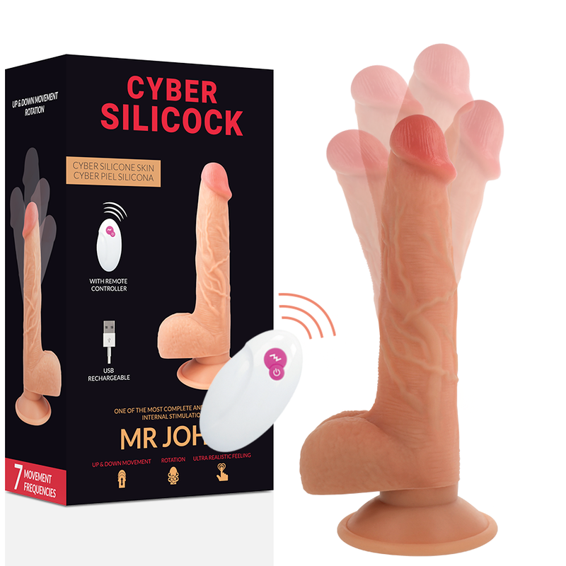 Dildo RealRock Crystal Clear mit Saugfuß TPE Blau 18 x Ø 5,9 cm