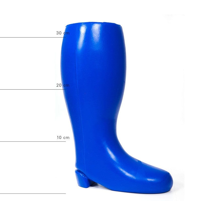 All Blue Dildo 'Steifer Stiefel' 31 x 12,5 cm