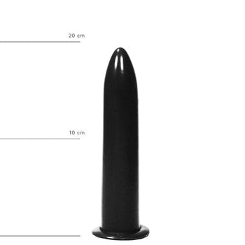 All Black Anal Dildo Dildo 20 cm in Schwarz