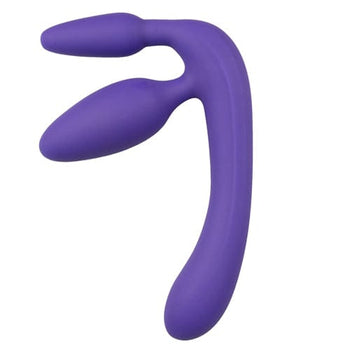 You2Toys Strapon Dreifacher Umschnalldildo in Violett