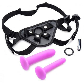 Strap U Strapon Double-G Deluxe Vibrating Strap-On Kit