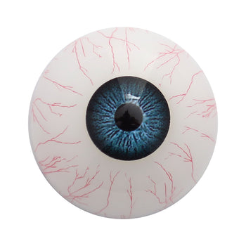 Glasdildo mit Noppen und Ring