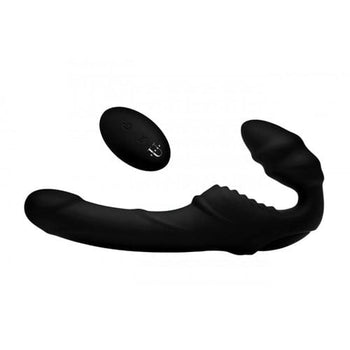 Strap U Strapon Pro Rider Strapless Strap-on Vibrator - Schwarz