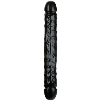 The Classics Doppeldildo Jr. Veined Double Header Bender - Schwarz